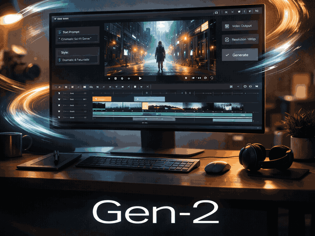 Runway Gen-2, text-to-video